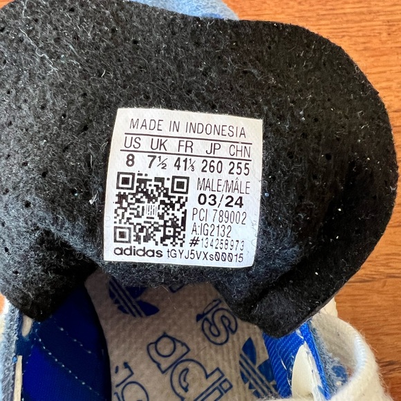 Adidas OG SL72 Blue White Men 8 41 - Picture 9 of 10